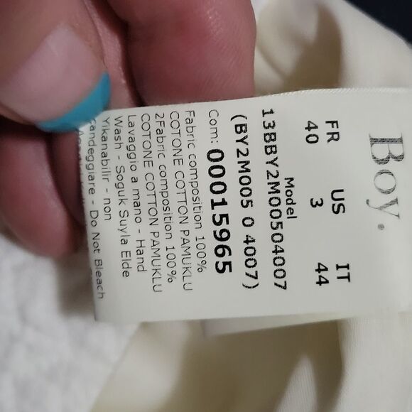 * * Boy Band of Outsiders off white double side zipper skirt - Picture 5 of 5